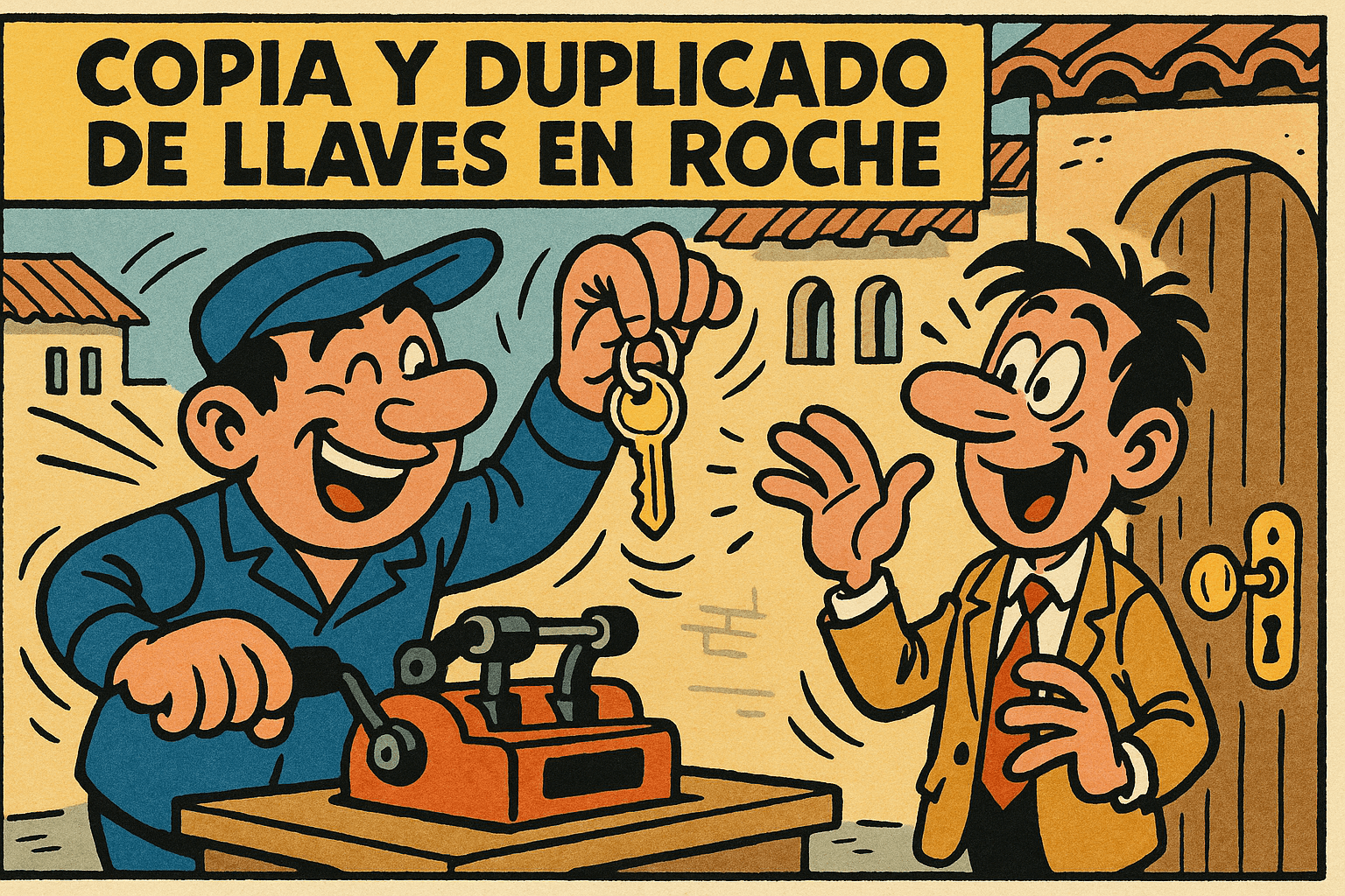 Copia y duplicado de llaves en Roche - Cerrajero Roche en Roche