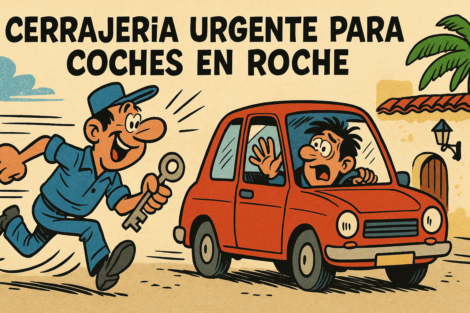 Cerrajería urgente para coches en Roche - Cerrajero Roche en Roche